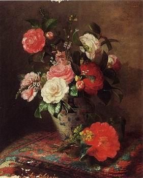 unknow artist Floral, beautiful classical still life of flowers 026 oil painting image